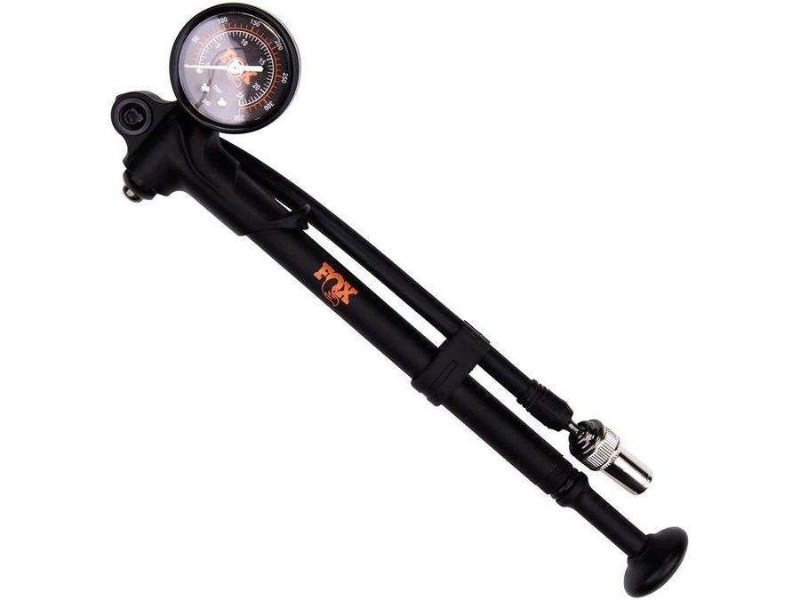 PUMPA FOX ANALOGOVÁ 350PSI NA VIDLICE/TLUMIČE S DLOUHOU OTOČNOU HLAVOU