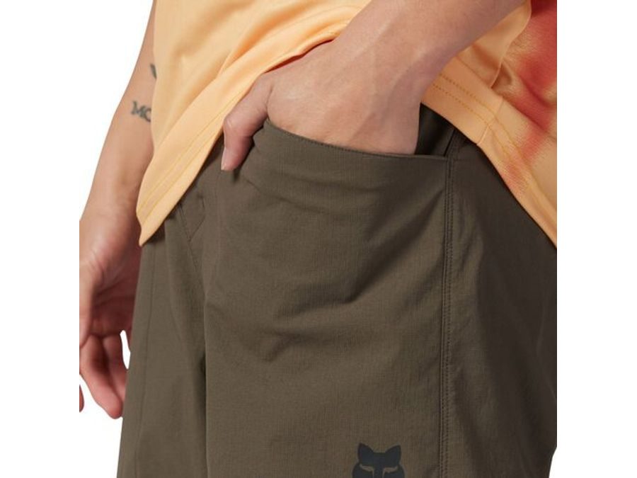 Pánské kraťasy do pasu bez vložky Fox Ranger Lite Short, dirt