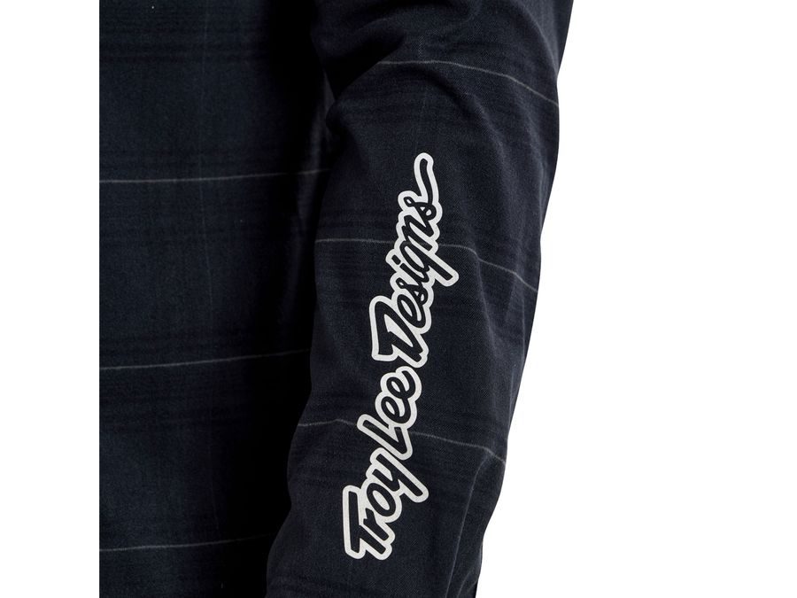 Pánská košile Troy Lee Designs GRIND FLANNEL PLAID CARBON