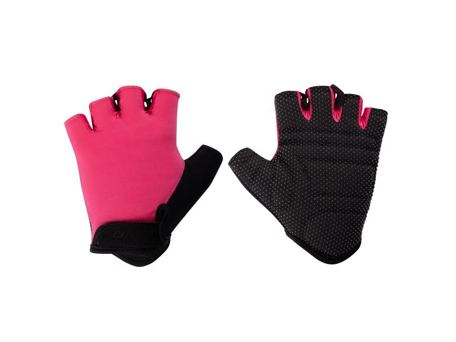 Letní krátkoprsté rukavice FORCE FUN, růžové
