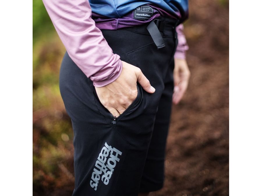 Dámské kraťasy do pasu bez vložky HORSEFEATHERS Stoker II, black