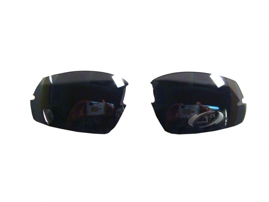 Skla k brýlím BBB Successor černé zrcad.