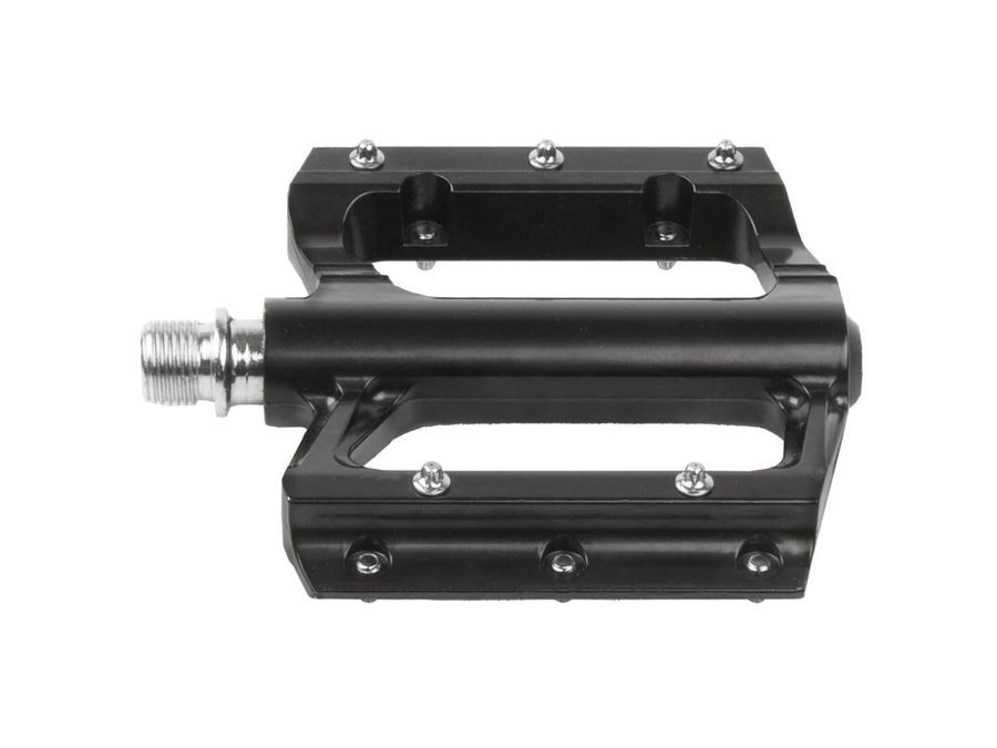 Pedály PLATFORMA M-WAVE ,VÝMĚNNÉ PINY,ČERNÉ,CR-MO OSA