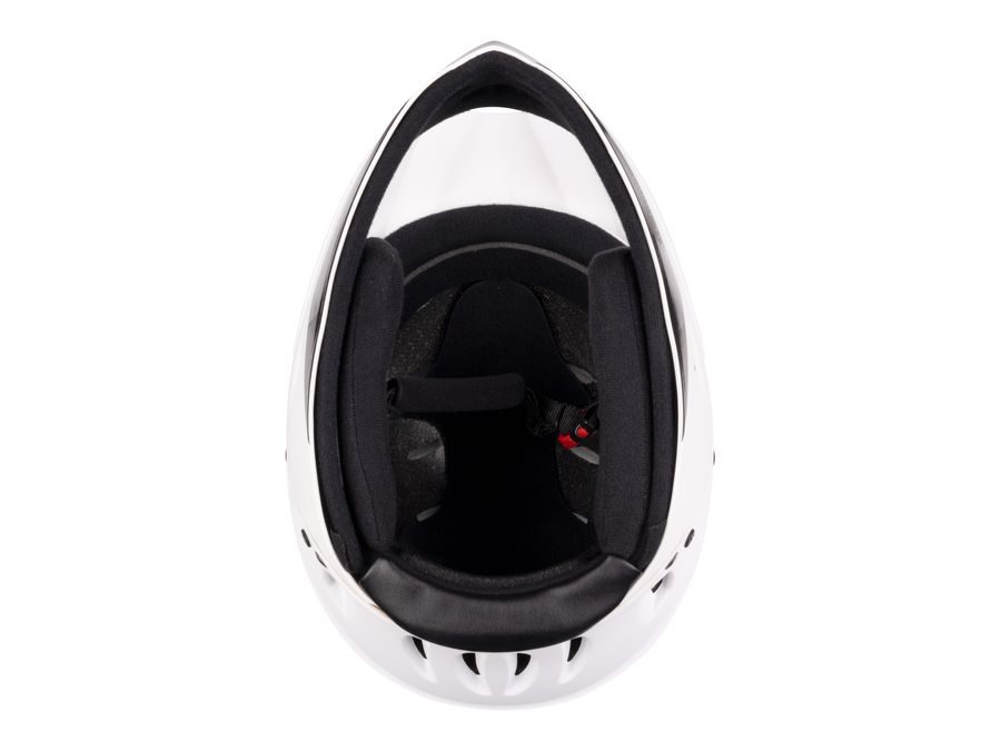 Juniorská integrální helma FORCE DOWNHILL, bílá matná S - M