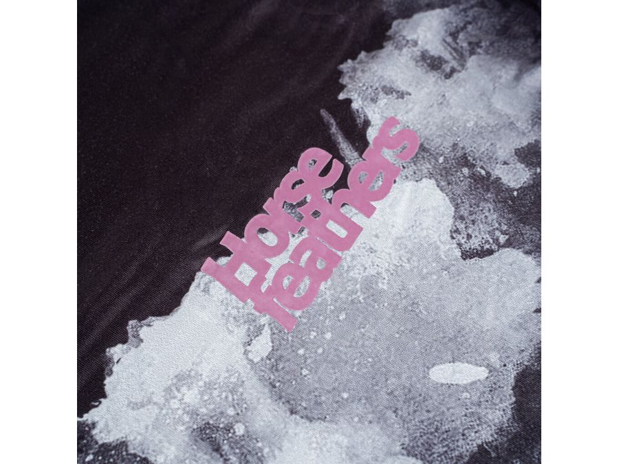 Dámský dres s krátkým rukávem HORSEFEATHERS Deco, grayscale