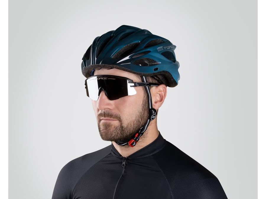 Městská helma FORCE BULL HUE MIPS, černo-modrá