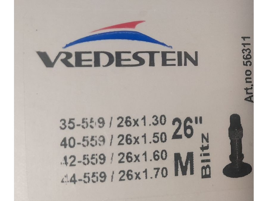 Duše Vredestein 26" x1.30-1.70 DV ventil