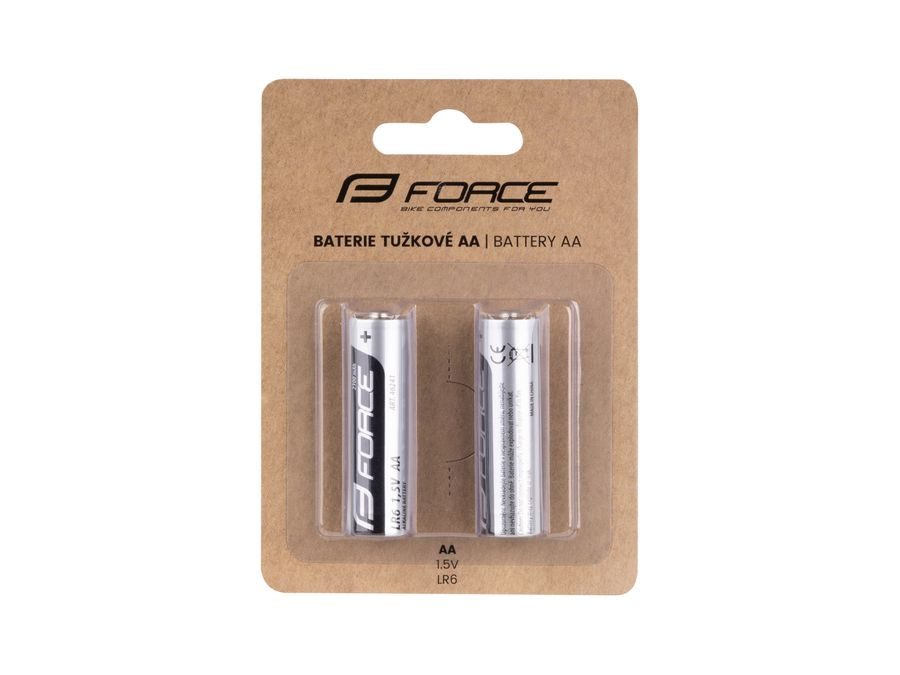Baterie FORCE tužkové AA / 1,5V 1 x 2 ks