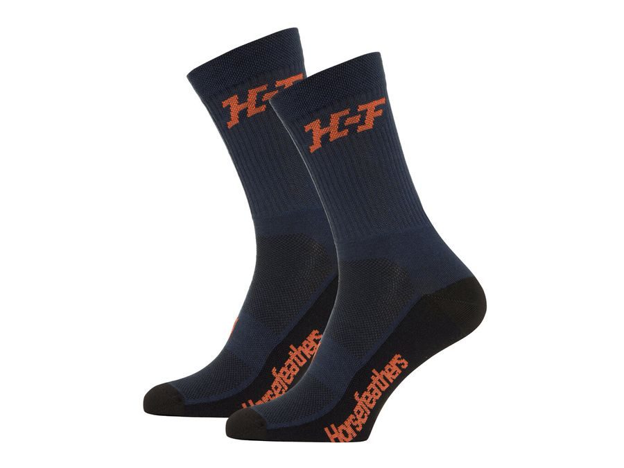 Dětské dlouhé technické funkční ponožky HORSEFEATHERS Jam Long, petrol