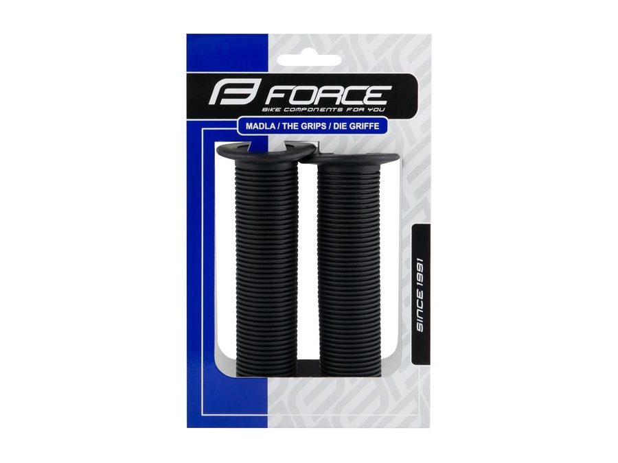 Gripy Force BMX135 gumová, černá
