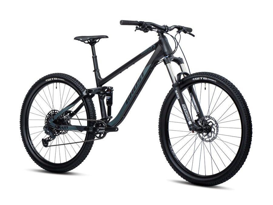 Celoodpružené kolo GHOST Kato FS Essential 29 Black/Green Matt