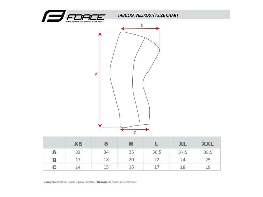 Návleky na kolena FORCE TERM, černé
