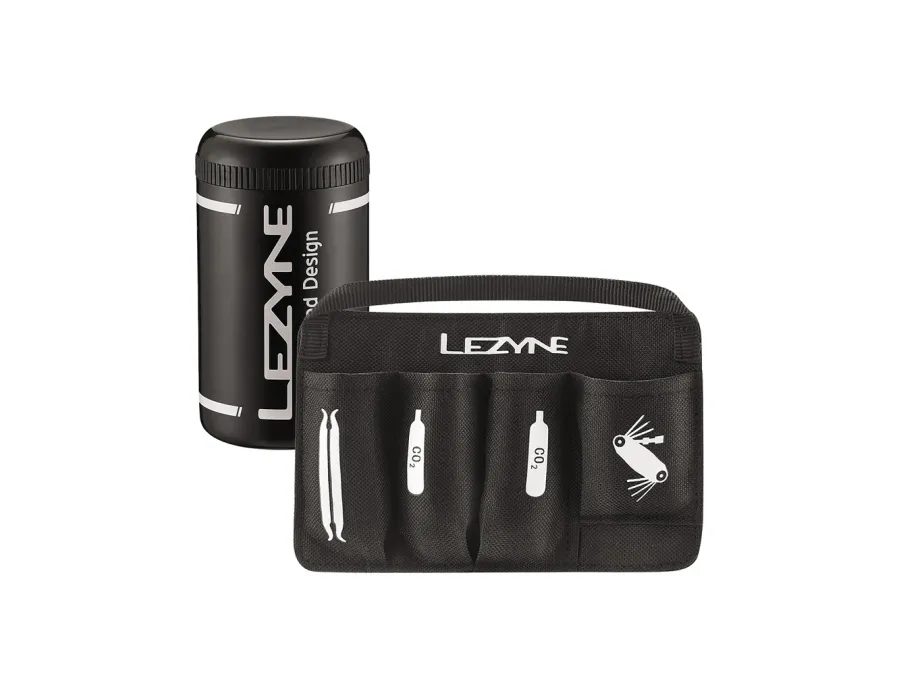 Láhev na nářadí LEZYNE FLOW CADDY WITH ORGANIZER BLACK