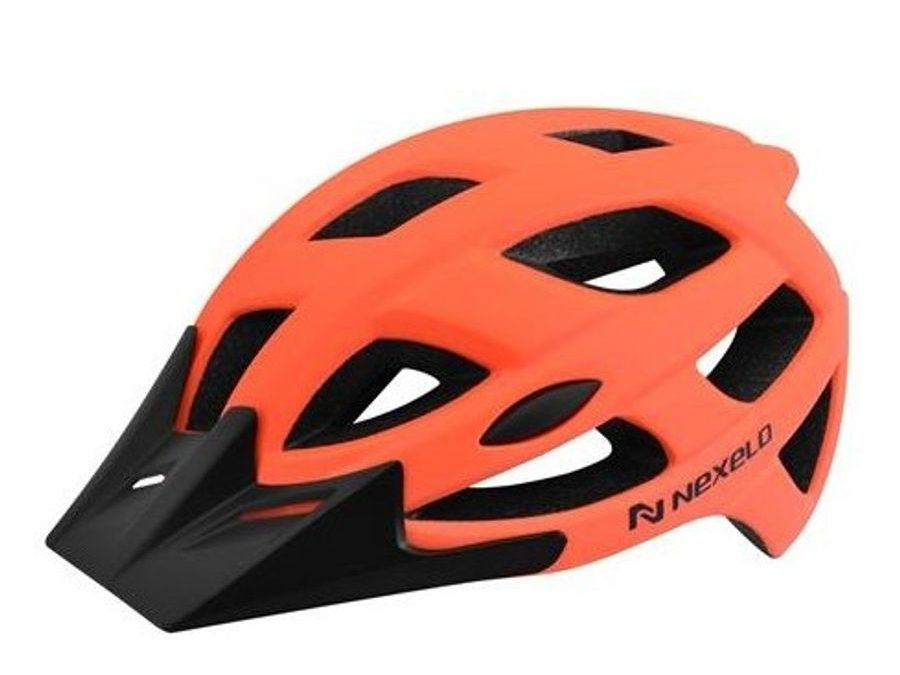 Helma NEXELO CITY, ORANŽOVO-ČERNÁ MATNÁ