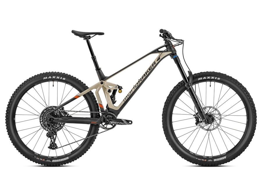 Celoodpružené kolo Mondraker Superfoxy Carbon R 29 kolo, carbon/desert grey/orange