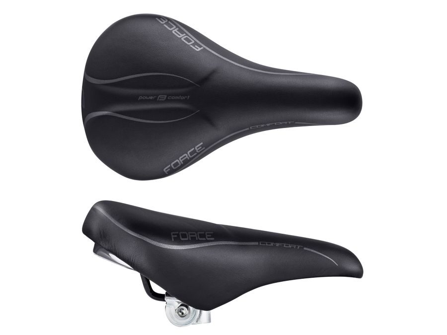 Dámské sedlo FORCE COMFORT THUNDER, černé