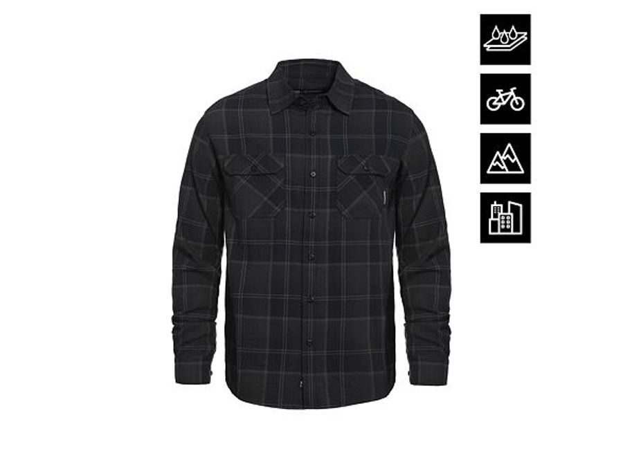 Vodoodpudivá technická košile Dough - anthracite