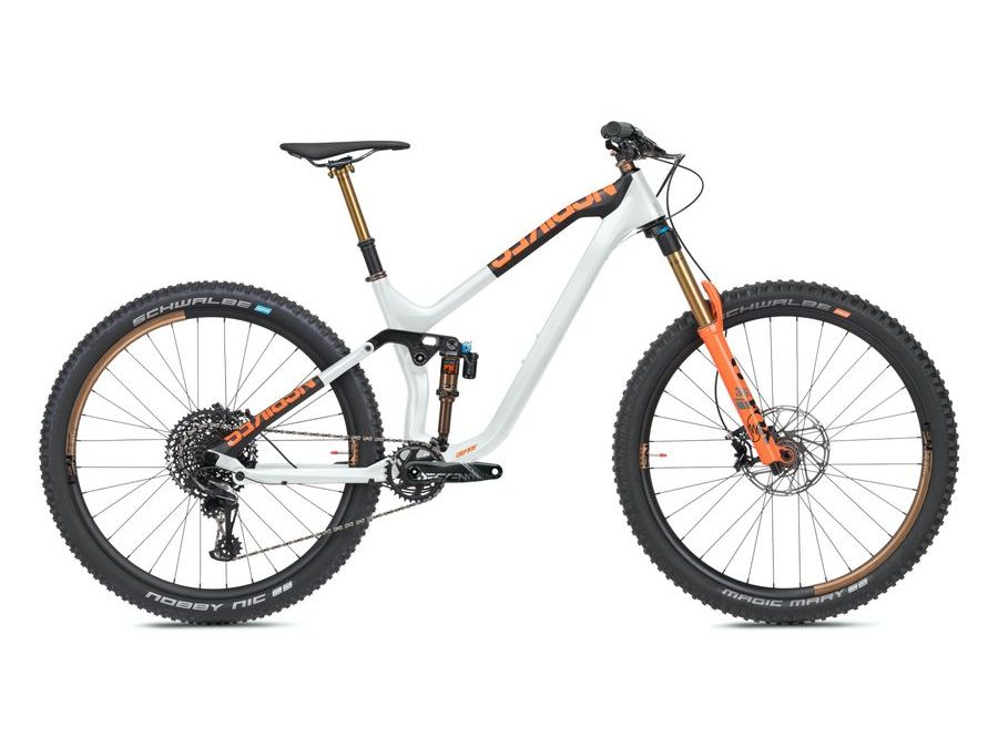 Celoodpružené kolo NS Bikes Define AL 150 0, bílá