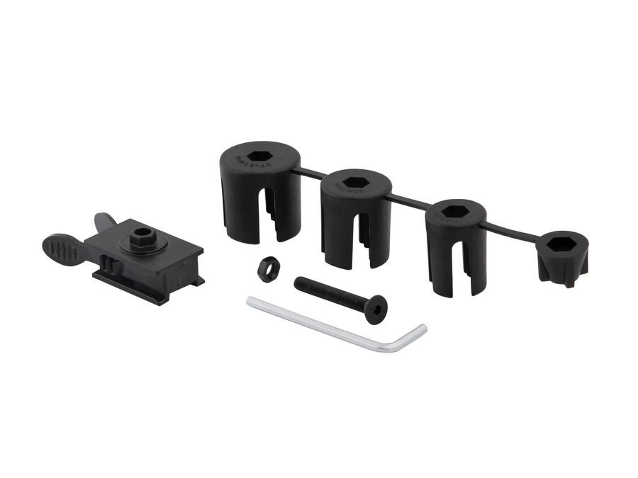 blatník F WIGO na odpruž.vidlici 24-27,5"plast,črn