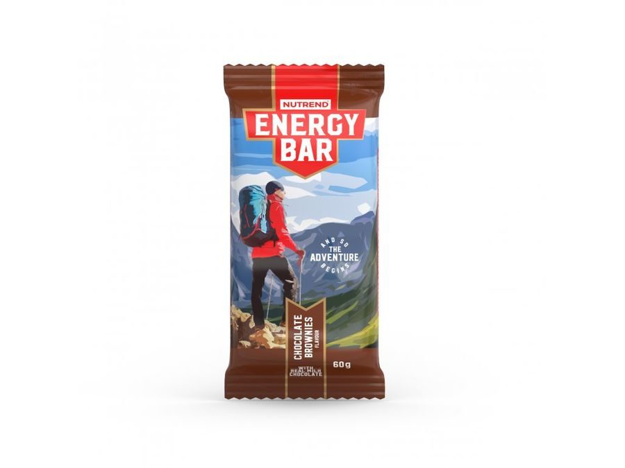 tyčinka Nutrend ENERGY BAR čokoládové brownies 60g