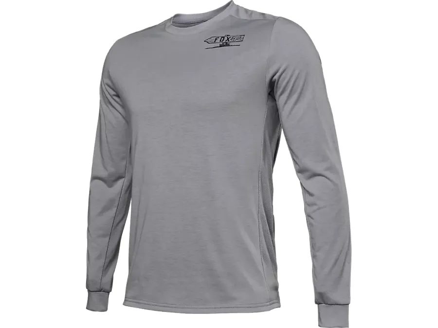 Pánský dres s dlouhým rukávem FOX Ranger Ls Dr Jersey, šedý