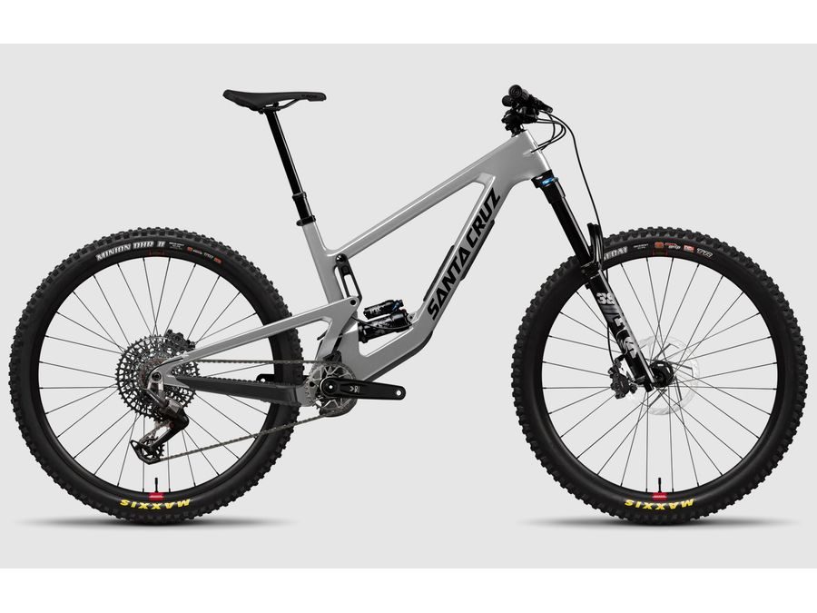 Celoodpružené kolo Santa Cruz Megatower 2 C 29 26 SLV 90, Gloss Silver