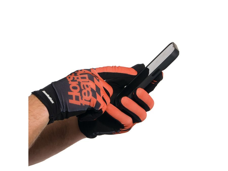 Letní dlouhoprsté rukavice HORSEFEATHERS Digger, burnt orange