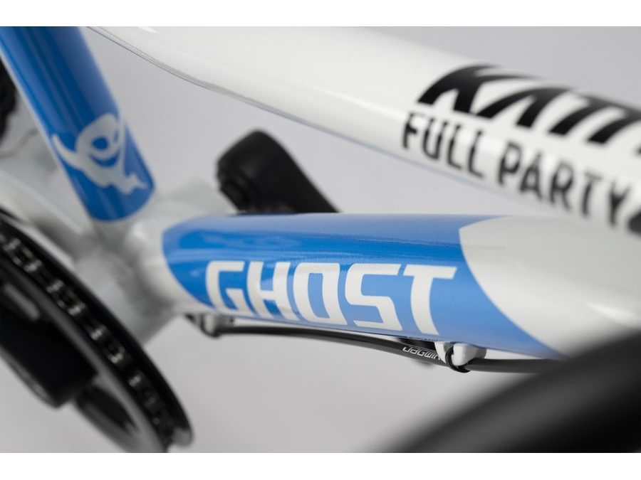 Dětské kolo GHOST Kato 20 Full Party Pearl White/Bright Blue Gloss