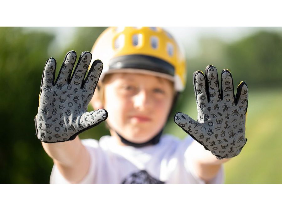 Dětské dlouhoprsté rukavice Woom 6 Tens, black