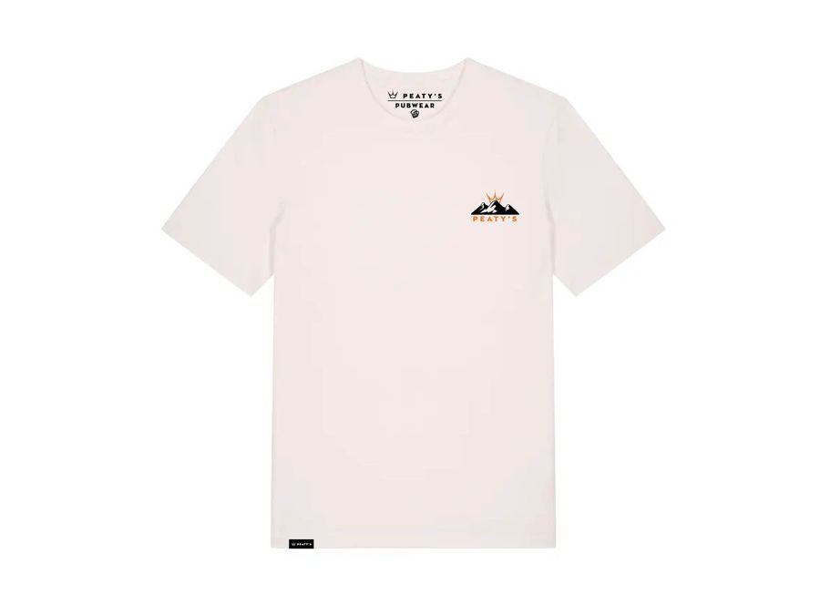 Tričko PEATY'S PUBWEAR TRIKO S KRÁTKÝM RUKÁVEM SUNSET VINTAGE WHITE