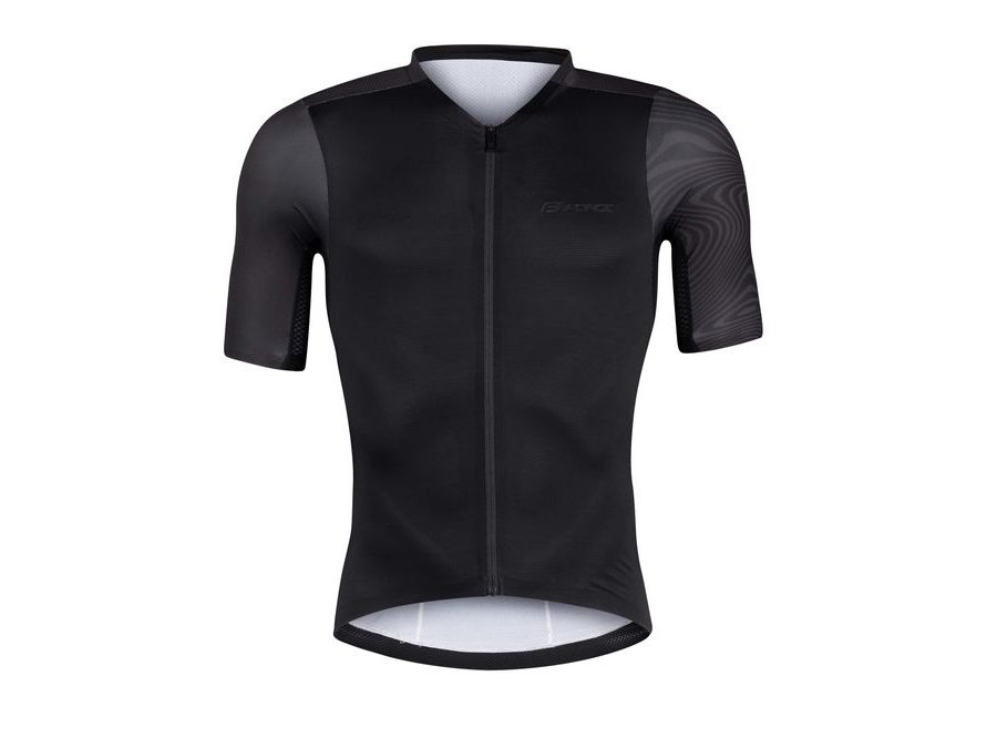 Pánský dres s krátkým rukávem FORCE STREAM, černý