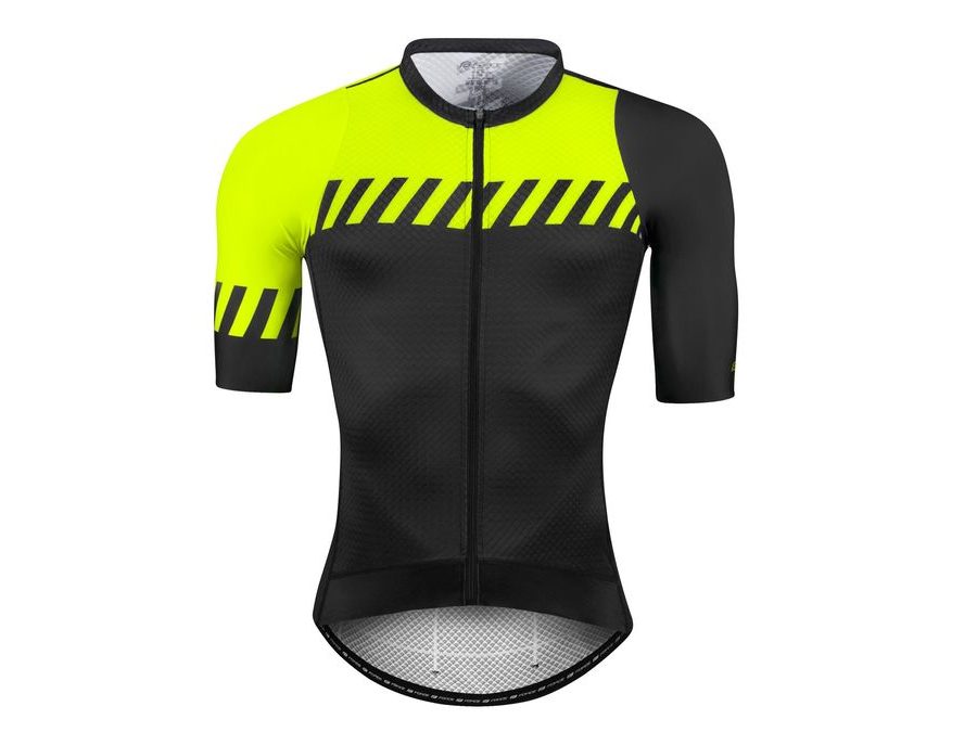 Dres s krátkým rukávem Force Fashion, černo-fluo
