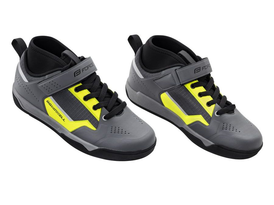 tretry FORCE DOWNHILL FLAT, šedo-fluo