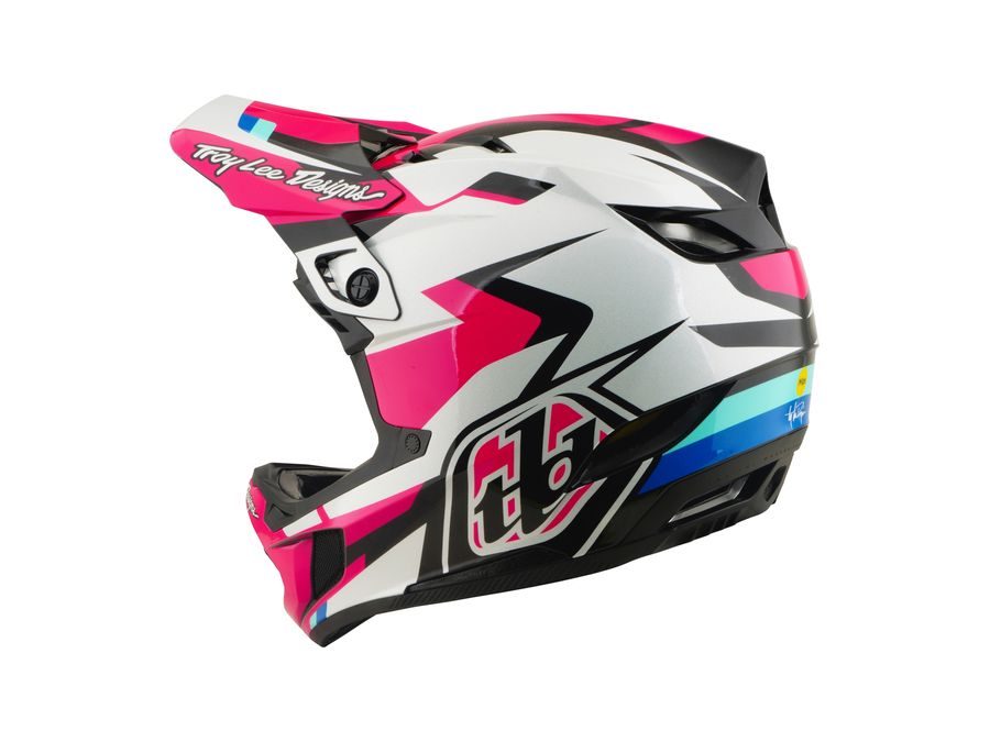 Integrální helma Troy Lee Designs D4 POLYACRYLITE MIPS ROAMER MAGENTA