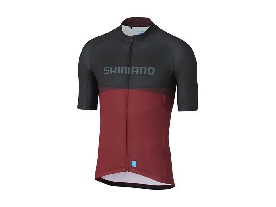 Pánský dres s krátkým rukávem SHIMANO TEAM, červená-černá