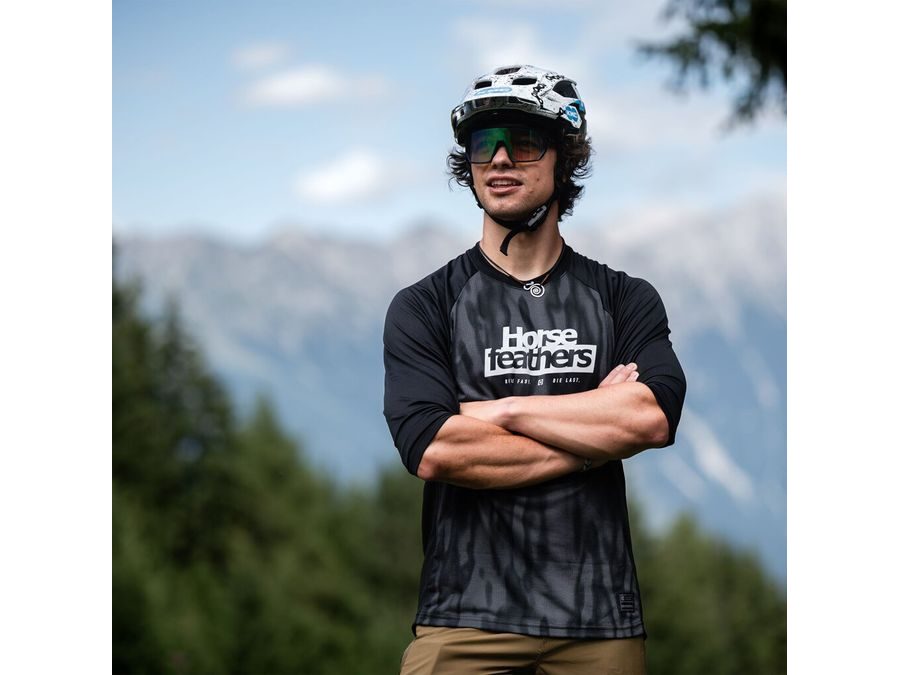 Dres s 3/4 rukávem HORSEFEATHERS Spike 3/4, halftone-black