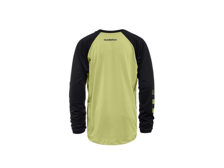 Dětský dres s dlouhým rukávem HORSEFEATHERS Spike LS, nile-black
