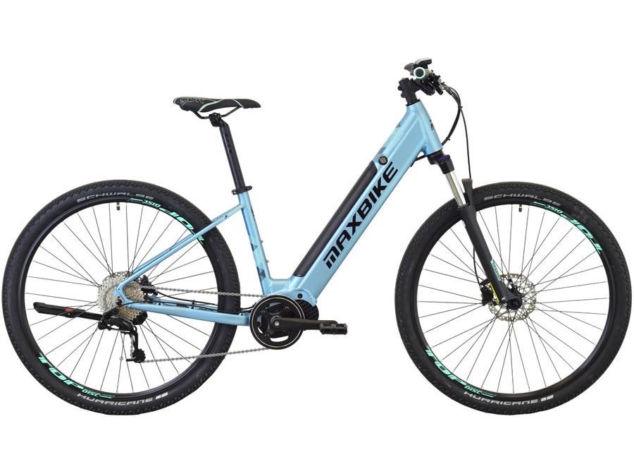 SUW ELEKTROKOLO S NÍZKÝM NÁSTUPEM MAXBIKE FRIDA 2024 Modrá