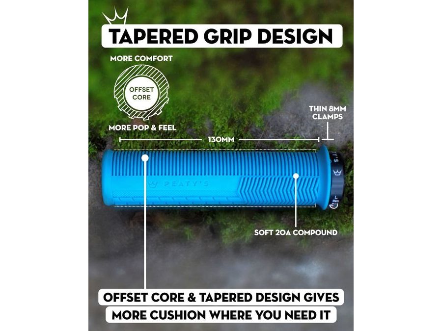 Gripy PEATY'S GRIPY MONARCH KNURL RED