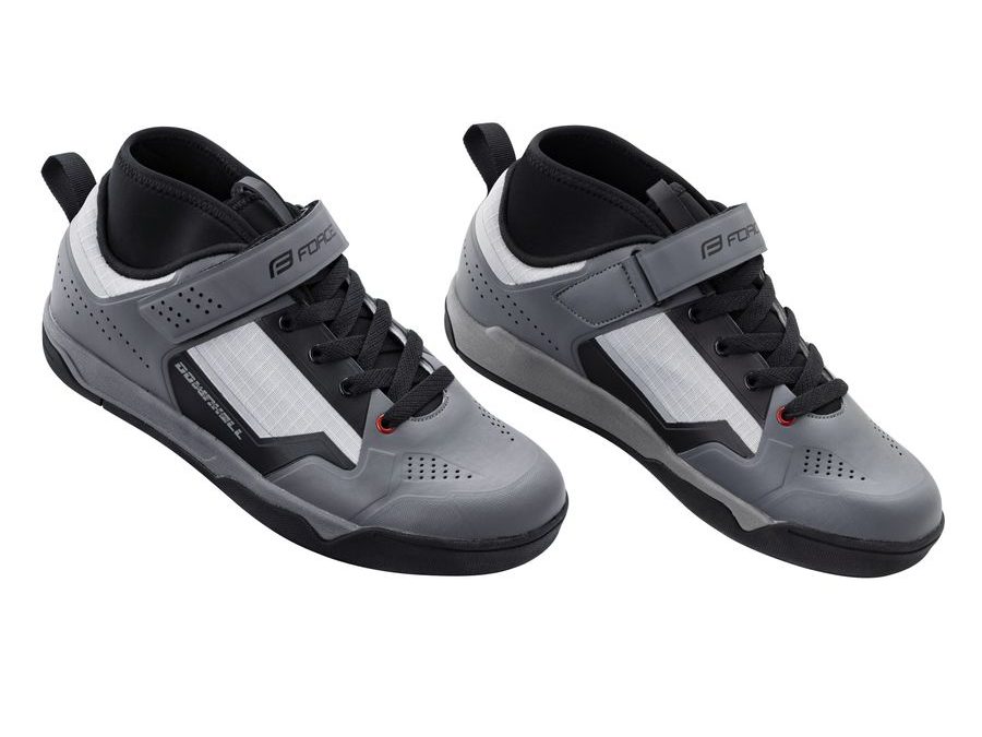 tretry FORCE DOWNHILL FLAT, šedo-černé