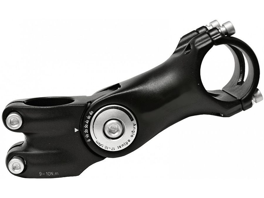 představec stavitelný Maxbike 31.8 75mm černý matný
