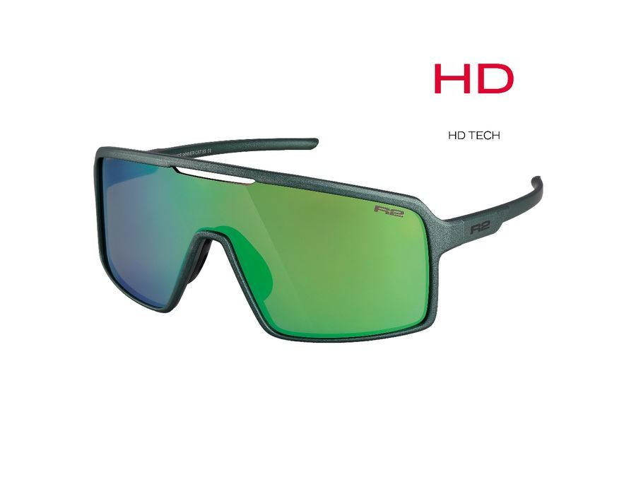 Sportovní sluneční brýle R2 HD WINNER AT107P, zelené