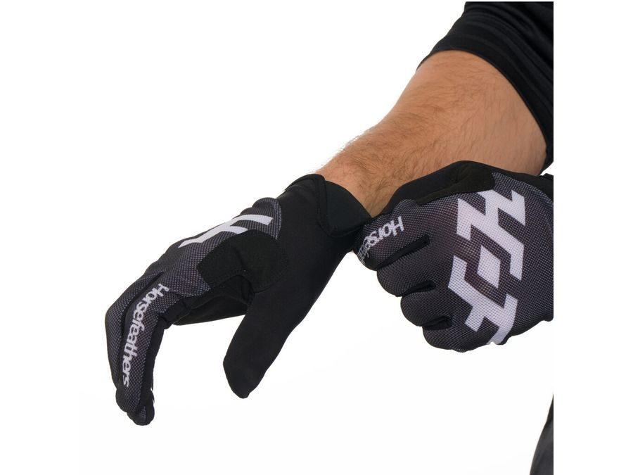 Letní krátkoprsté rukavice HORSEFEATHERS Digger, black