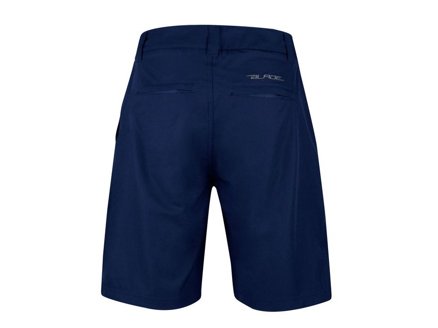 Pánské kraťasy do pasu bez vložky FORCE BLADE MTB, tmavě modré