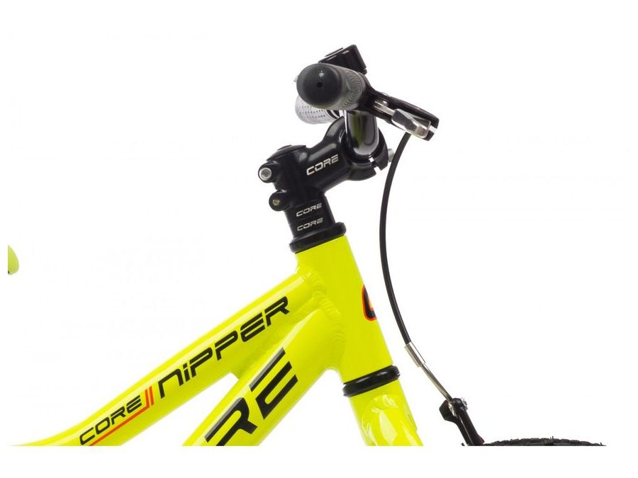 Dětské kolo Core Nipper Al 16", torpédo (6.38kg) - žlutá, odlehčený, pláště Schwalbe BJ 2025