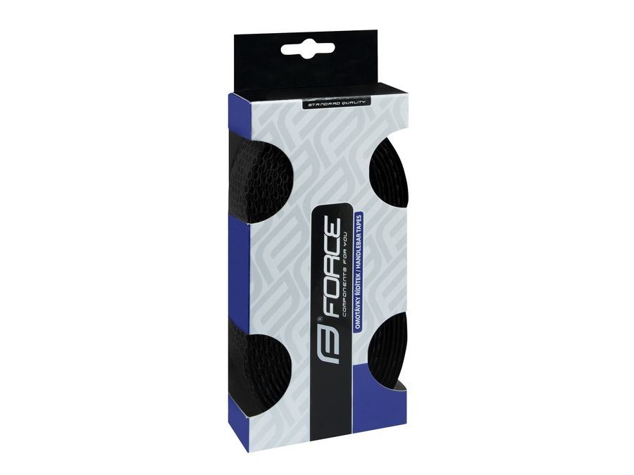 Omotávka Force EVA černá + černý silikonový potisk