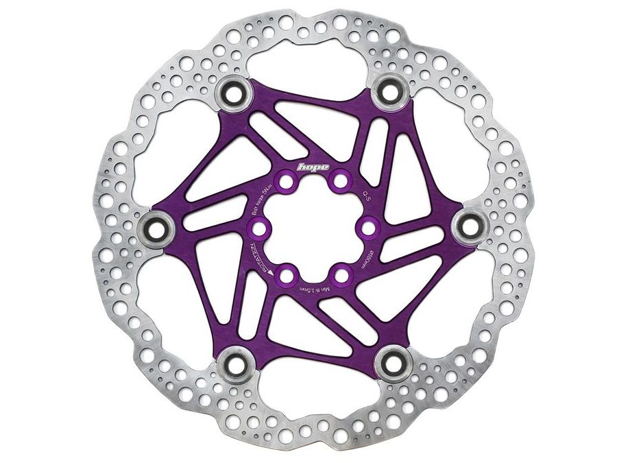 Brzdový kotouč HOPE Floating Fialová
