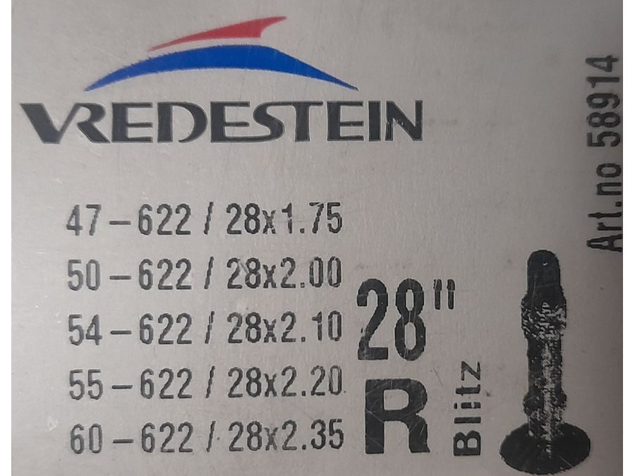 Duše Vredestein 28"x 1,75 -2,35 DV ventil