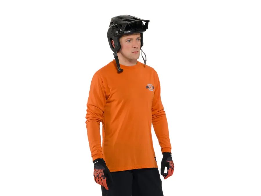 Pánský dres HORSEFEATHERS Fury LS, burnt orange