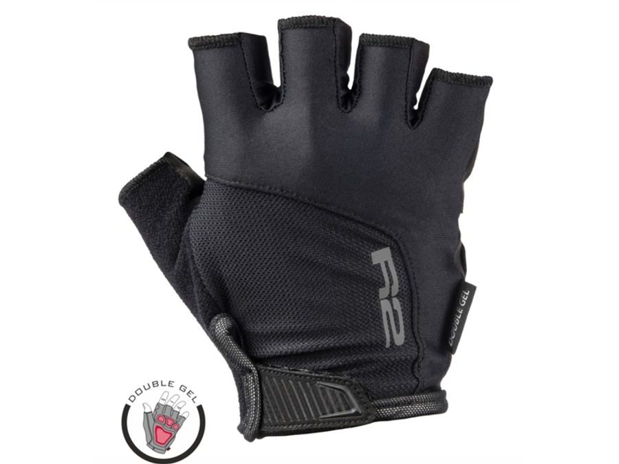 Letní krátkoprsté rukavice R2 VITTORIA ATR50A, černé